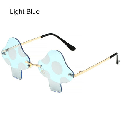 Rimless Mushroom Glasses