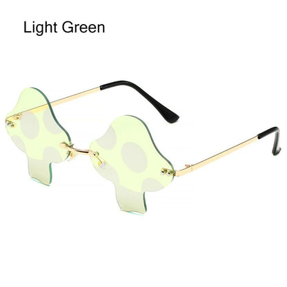 Rimless Mushroom Glasses